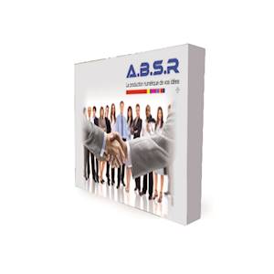 Finitions: Ce modèle 3x3 a une dimension de 226cm x 226cm.
Impression sublimation sur tissu TRICOTEX M1.
Avantages:  Le système Hop Up 3x3 est parfaitement adapté au grand format. Il est facile à transporter et à déployer et vous apporte une visibi... 